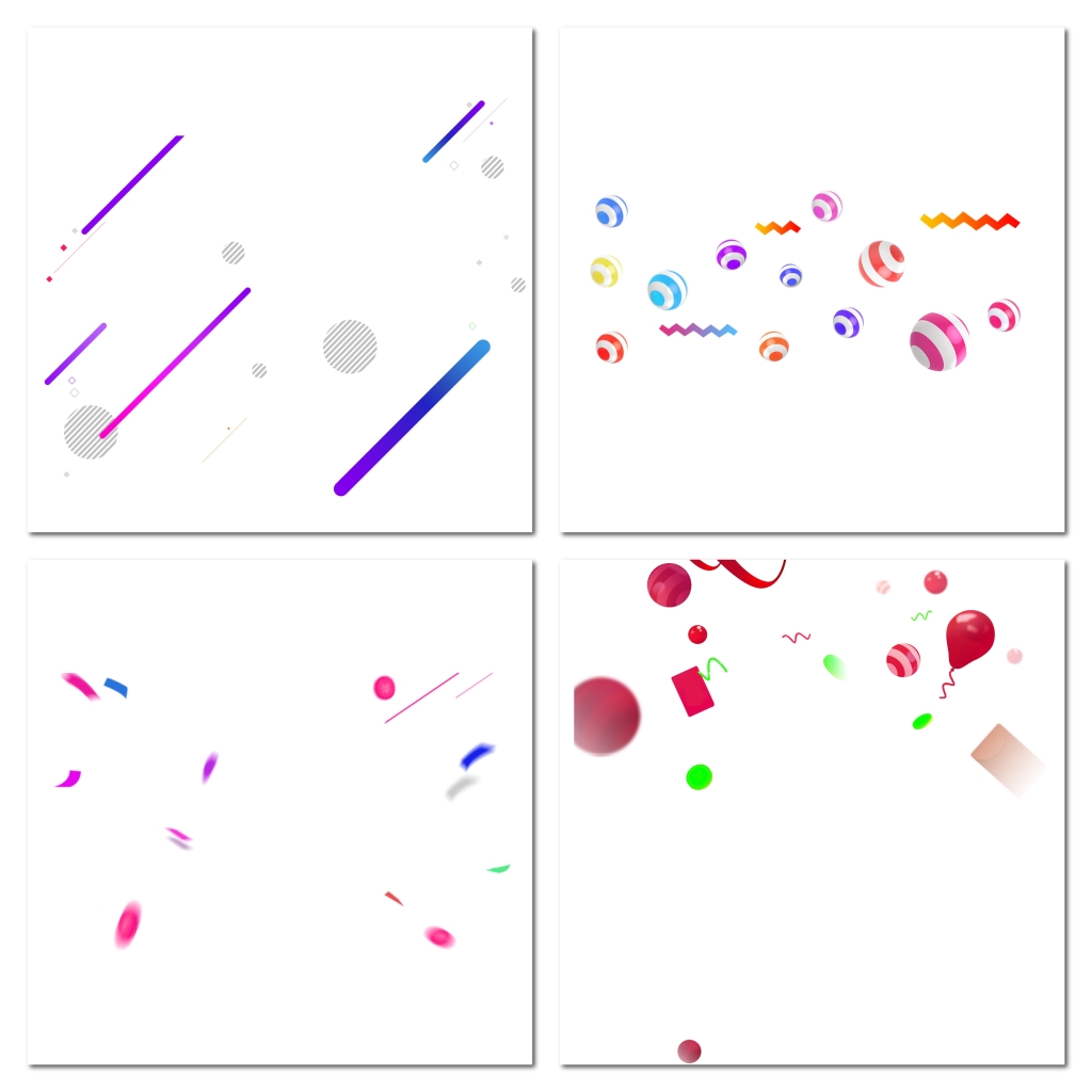 双十一装饰图案素材