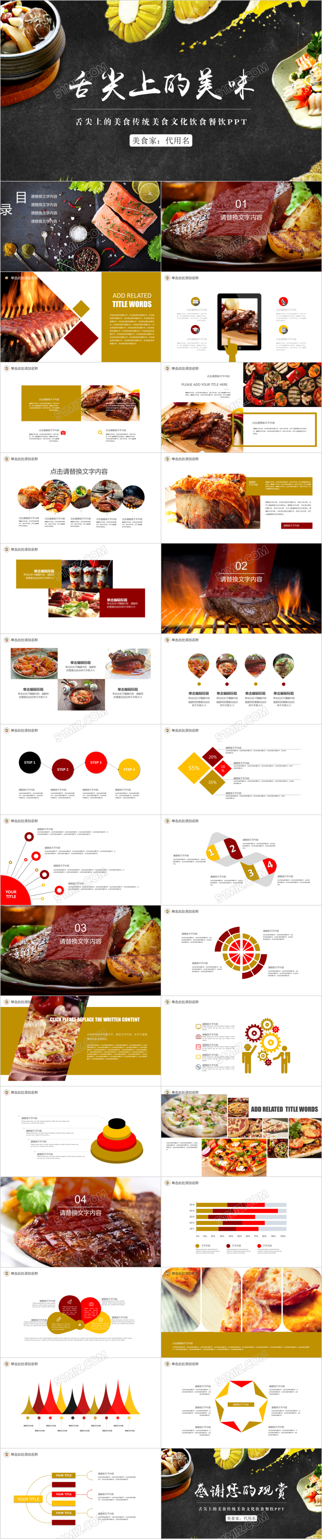 舌尖上的美食传统美食文化饮食餐饮PPT