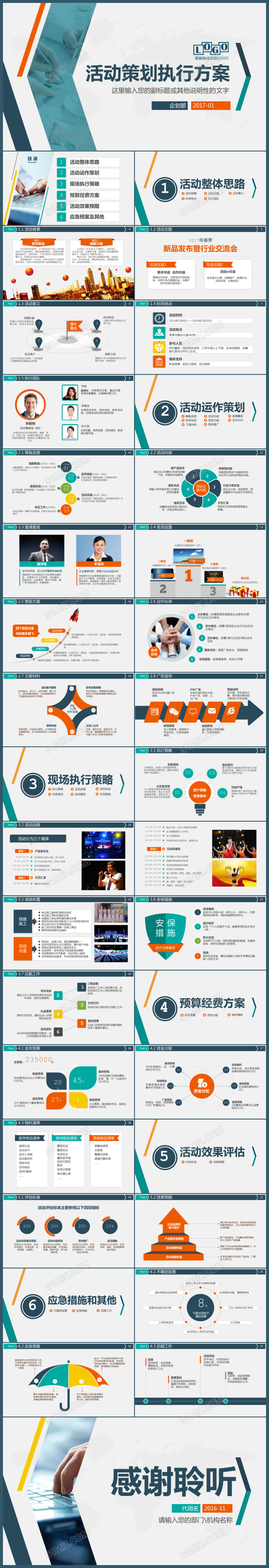 商务活动策划方案Keynote模板