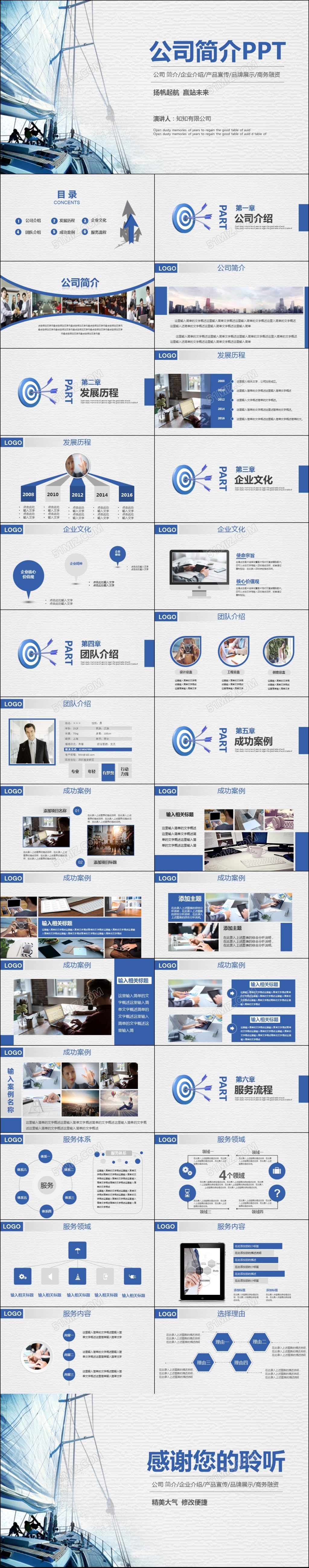 企业宣传企业简介公司简介keynote模板