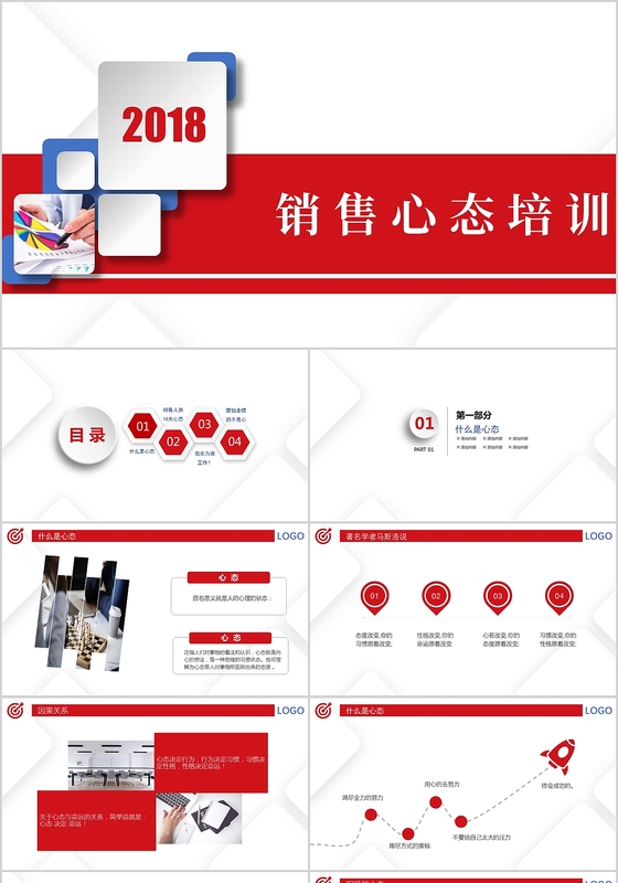 销售培训营销培训商务培训销售心态培训ppt模板