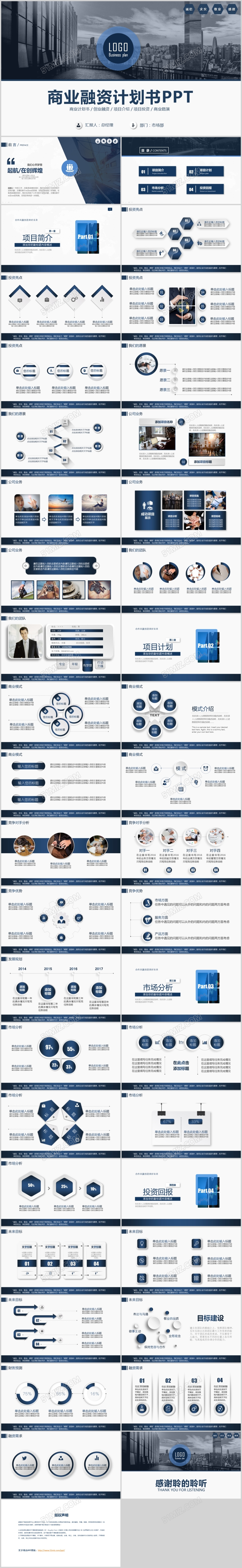 大气简约创意个性商业计划书创业融资项目投资商业路演企业介绍