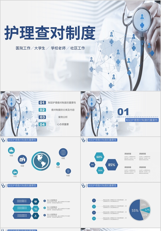 护理查对制度PPT模板