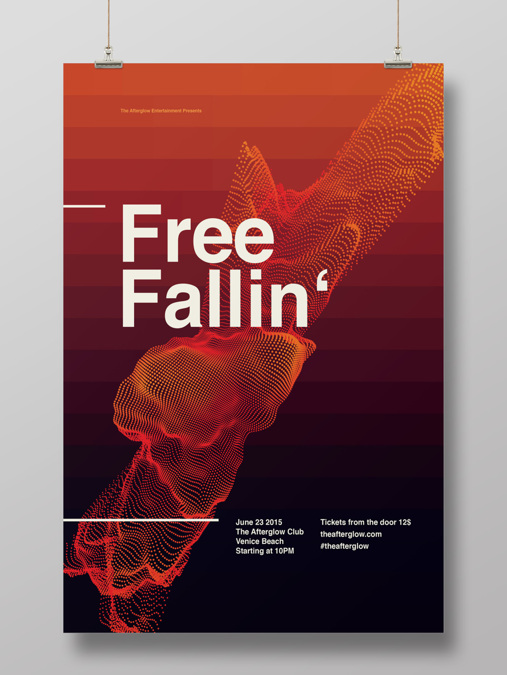 抽象艺术创意时尚渐变风格海报