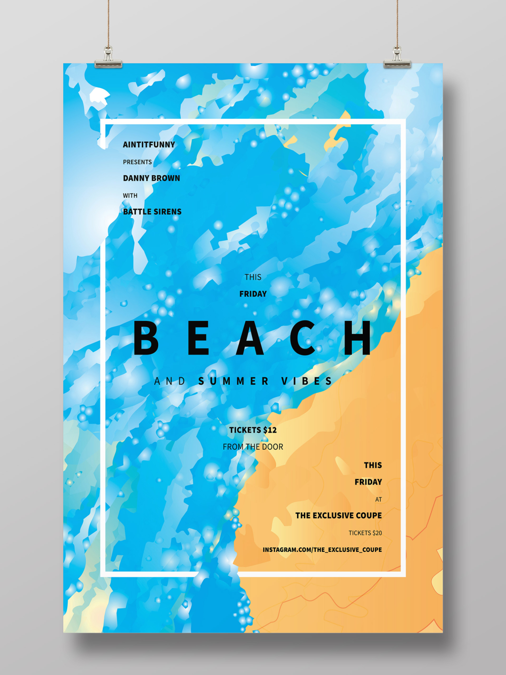 抽象艺术时尚创意风格海报