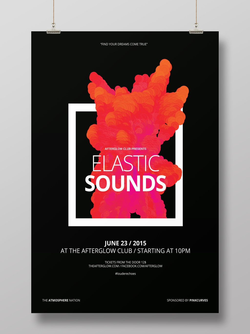 抽象艺术图形创意风格海报