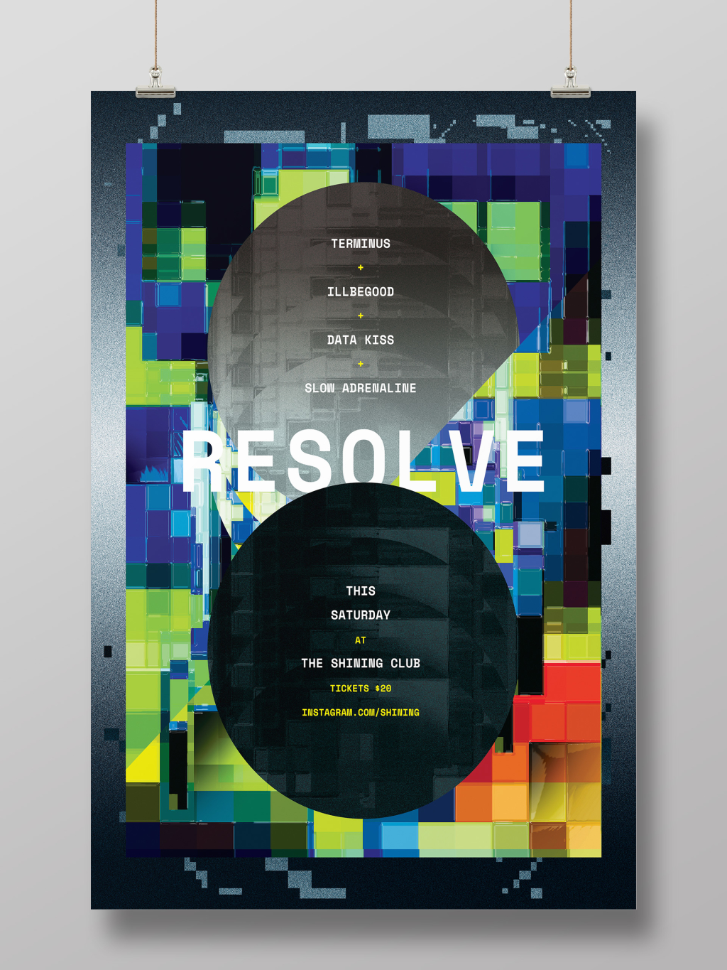 抽象几何艺术创意海报