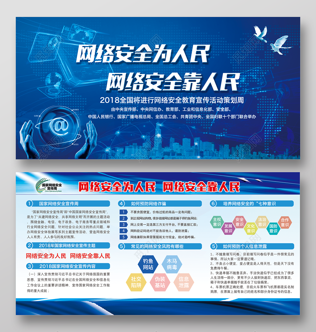 网络安全宣传海报