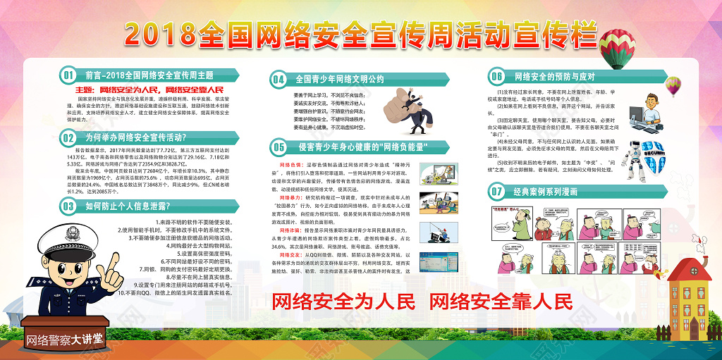 网络安全宣传海报