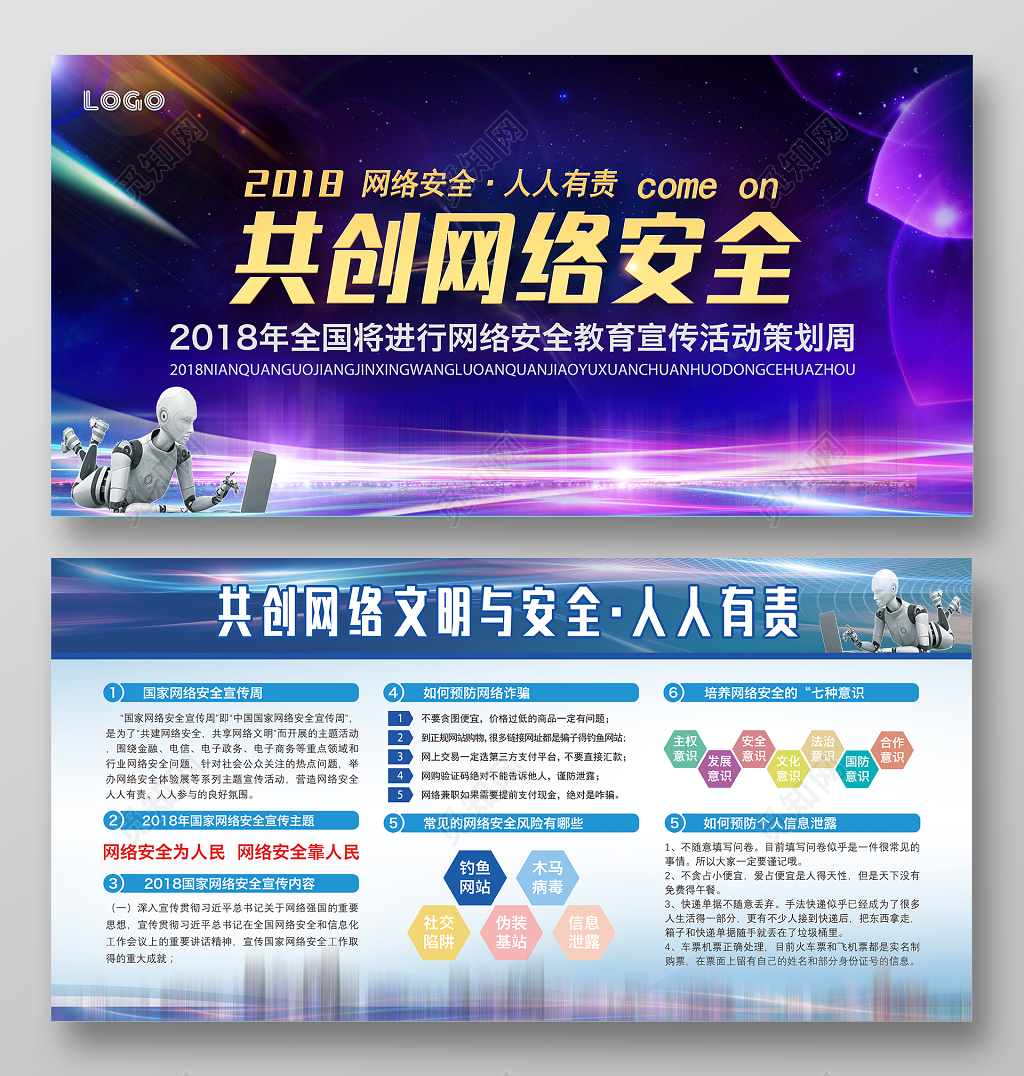 网络安全宣传海报
