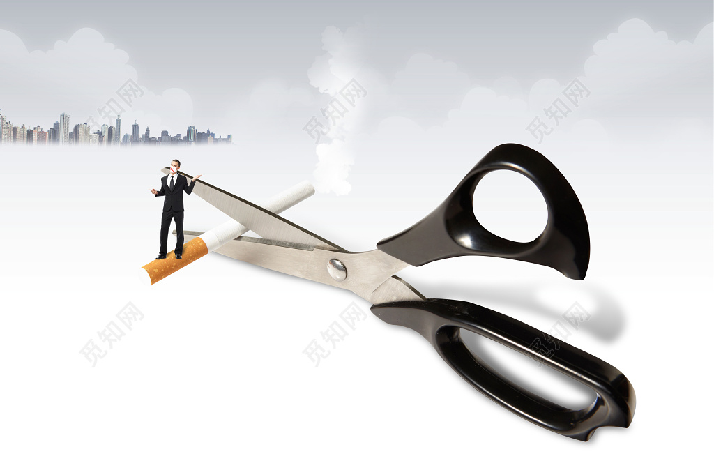 创意戒烟公益宣传海报