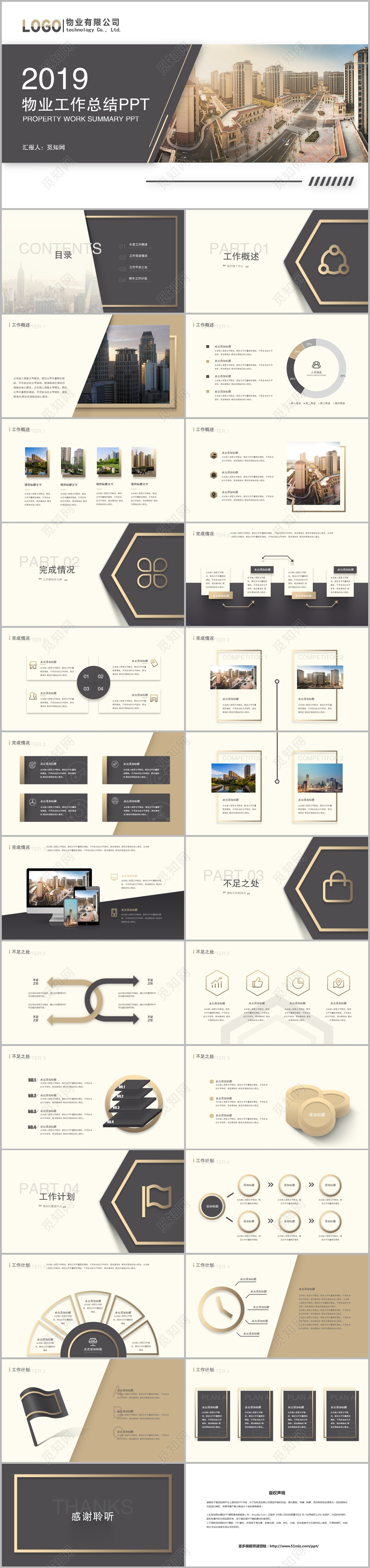 房地产物业管理物业工作总结工作汇报年终总结述职报告