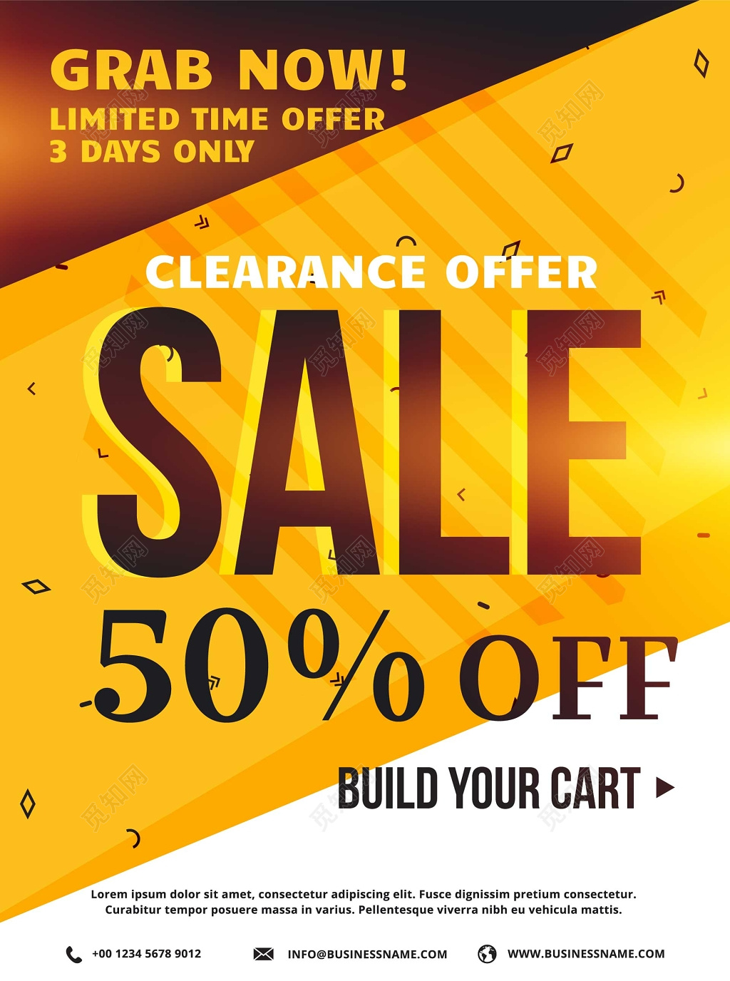 SALE特卖促销海报