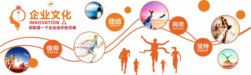 创意企业理念企业文化墙企业形象墙