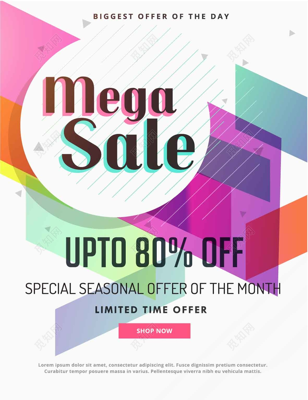 会员狂欢节促销海报