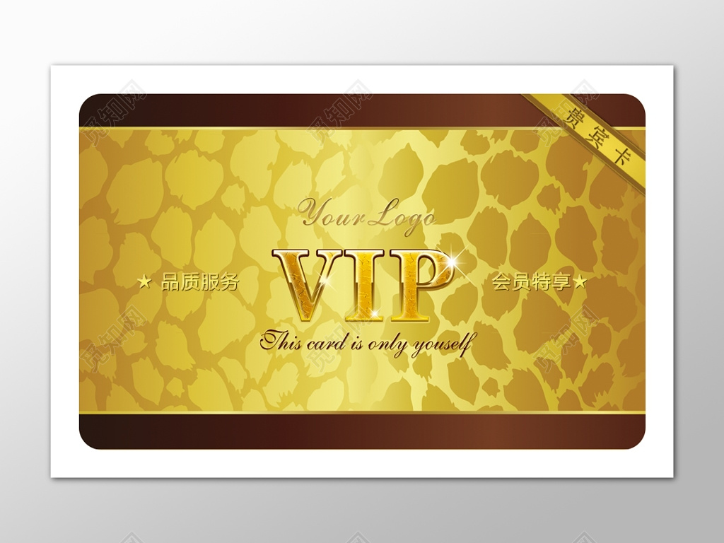 超市促销VIP贵宾卡简约模板