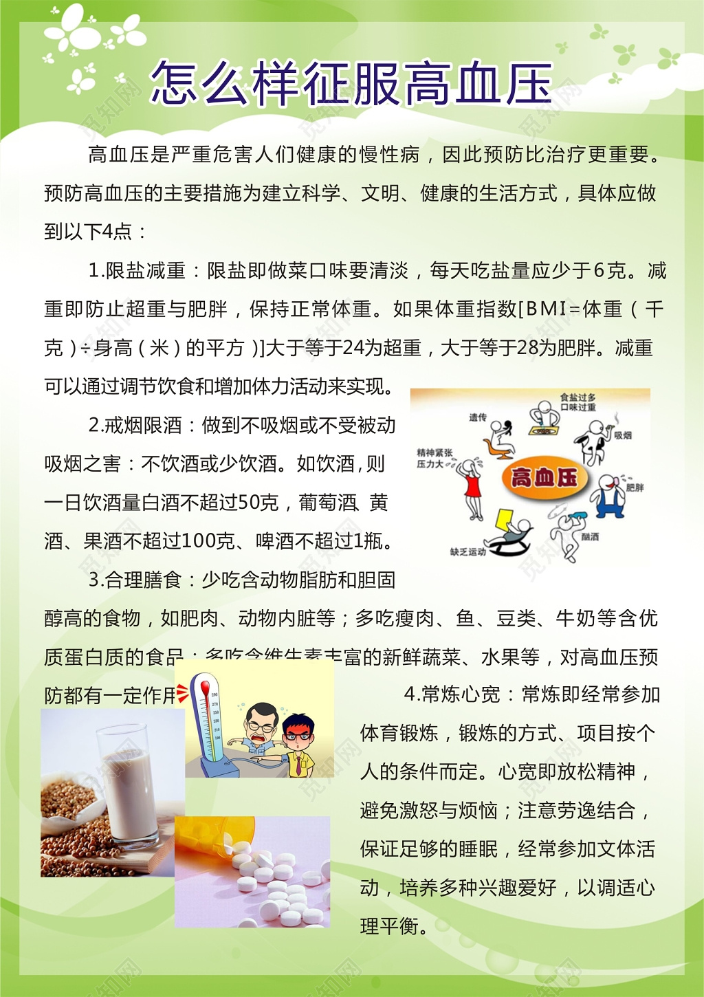 公益宣传健康教育宣传广告高血压