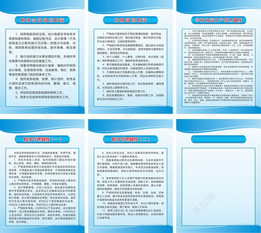 财务会计岗位职责财务管理制度