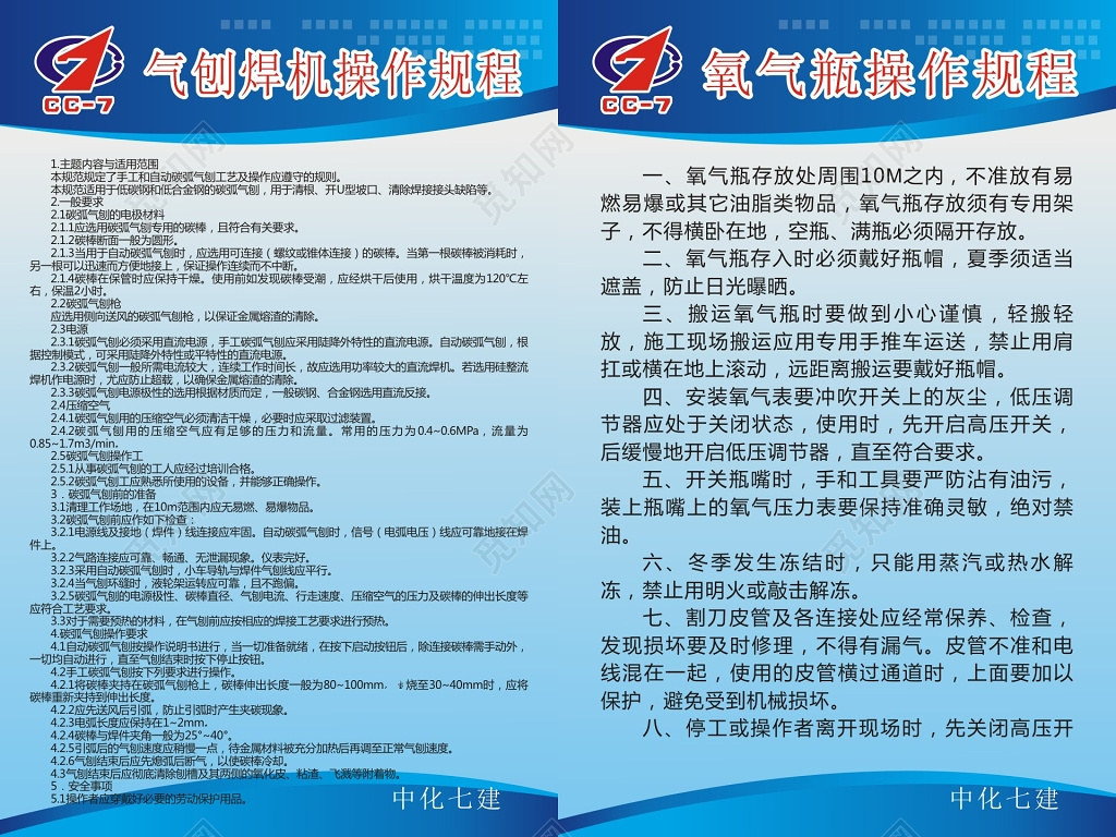焊机氧气操作流程公司生产管理制度海报