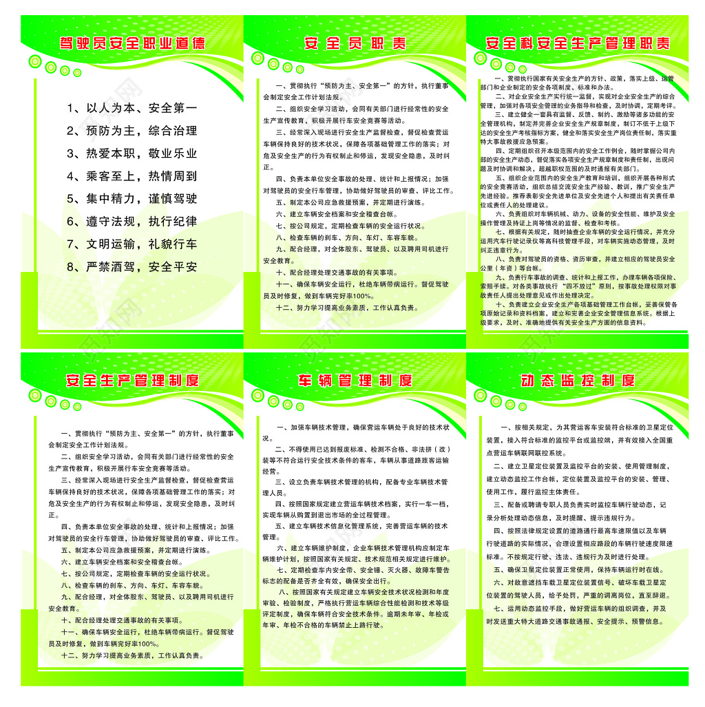 企业安全生产管理职责制度牌