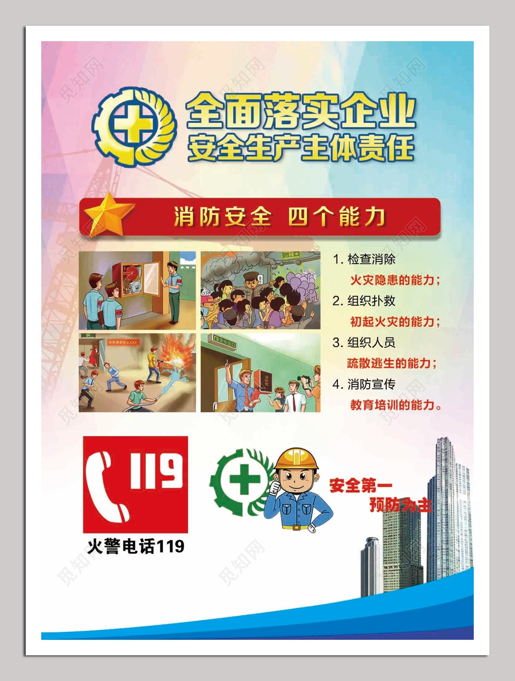 全面落实企业安全生产主体责任制度牌