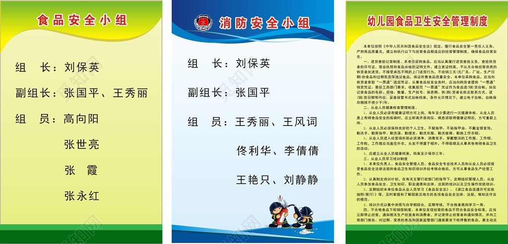 幼儿园食品卫生安全管理制度牌