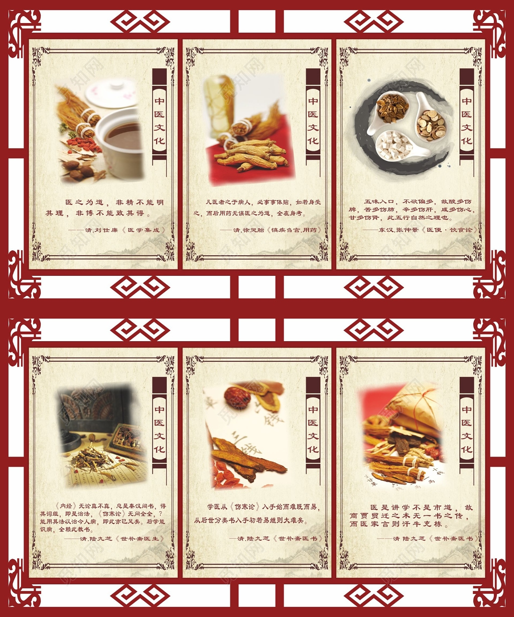 中医文化中医养生养生保健方法宣传栏