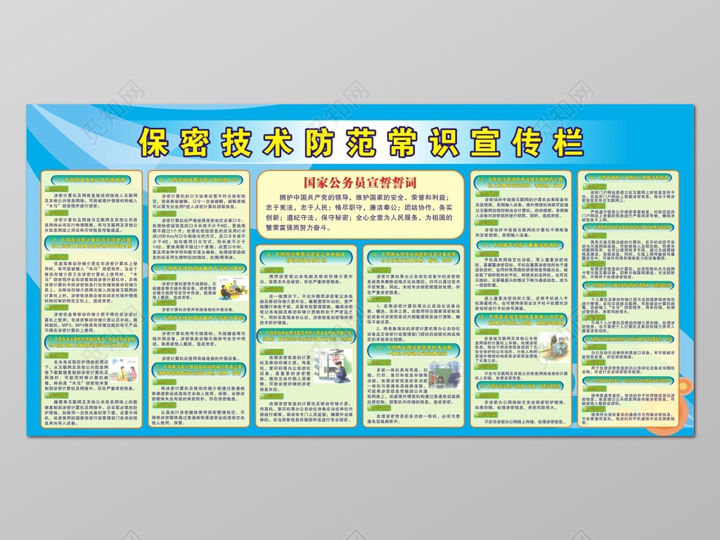 保密技术防范常识宣传栏