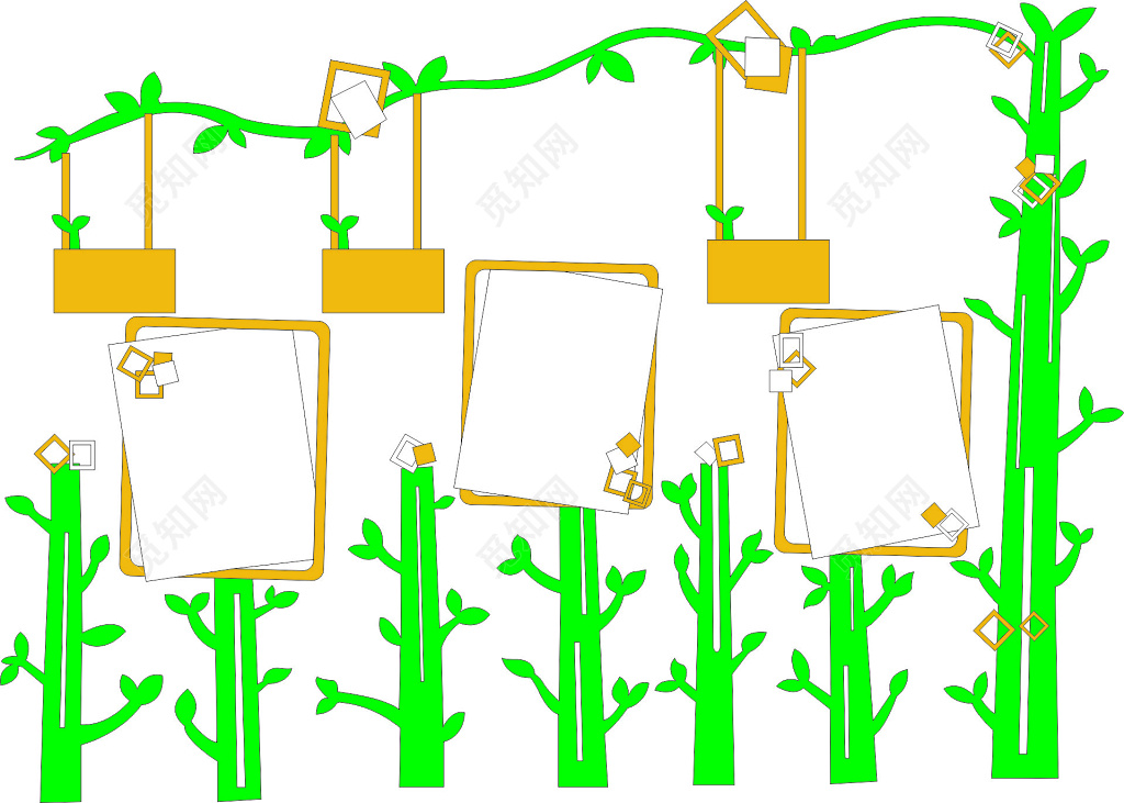 幼儿园学校照片展示文化墙