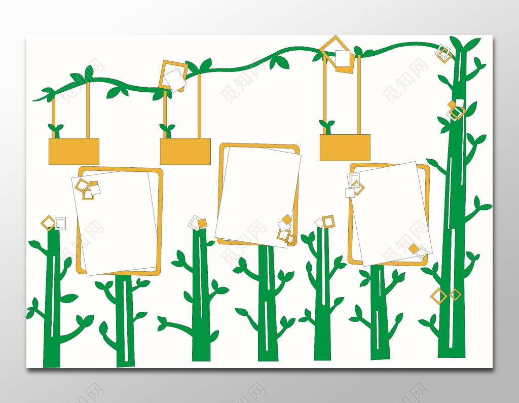 幼儿园学校照片展示文化墙