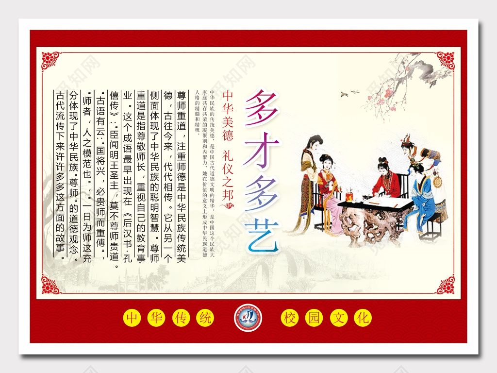 校园文化文明宣传栏