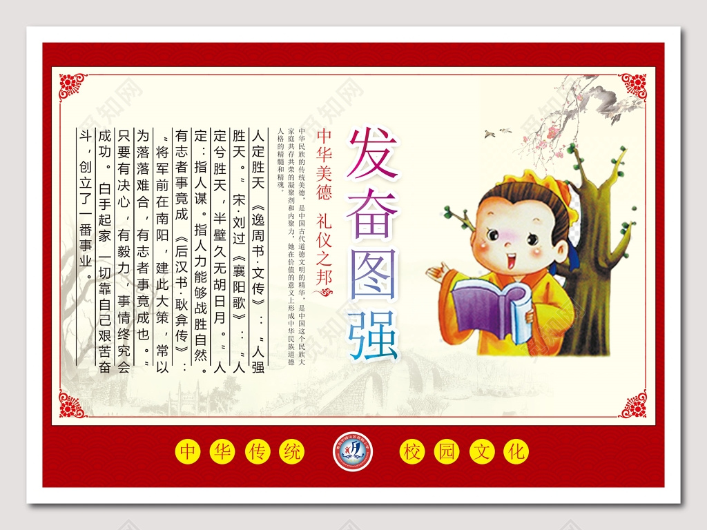 校园文化文明宣传栏