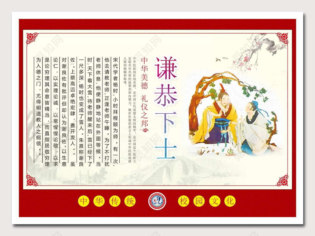 校园文化文明宣传栏