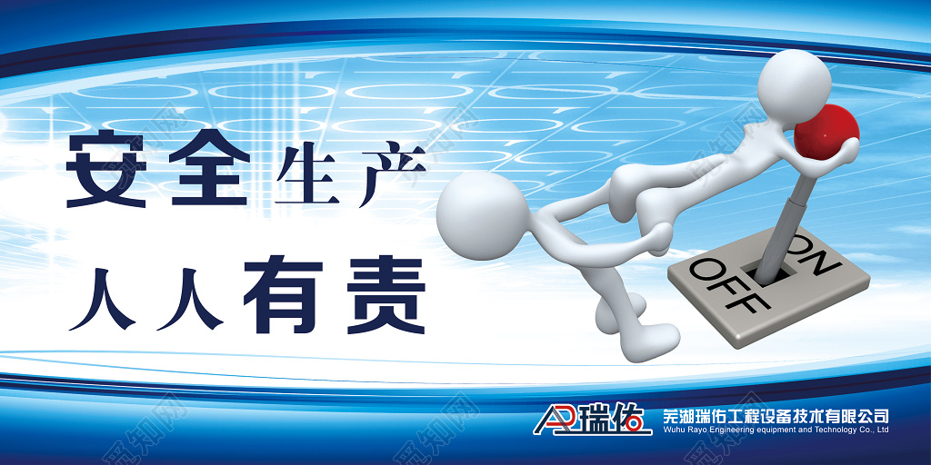 企业员工管理员工手册现代安全蓝白6S管理安全生产责任遵纪展板