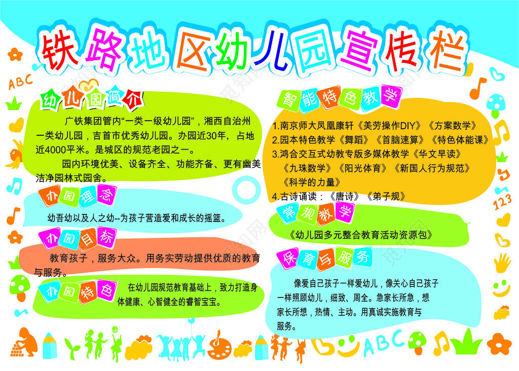 幼儿园简介宣传栏