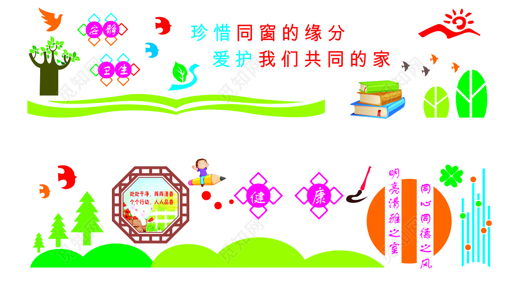 爱护环境卫生教育宣传栏