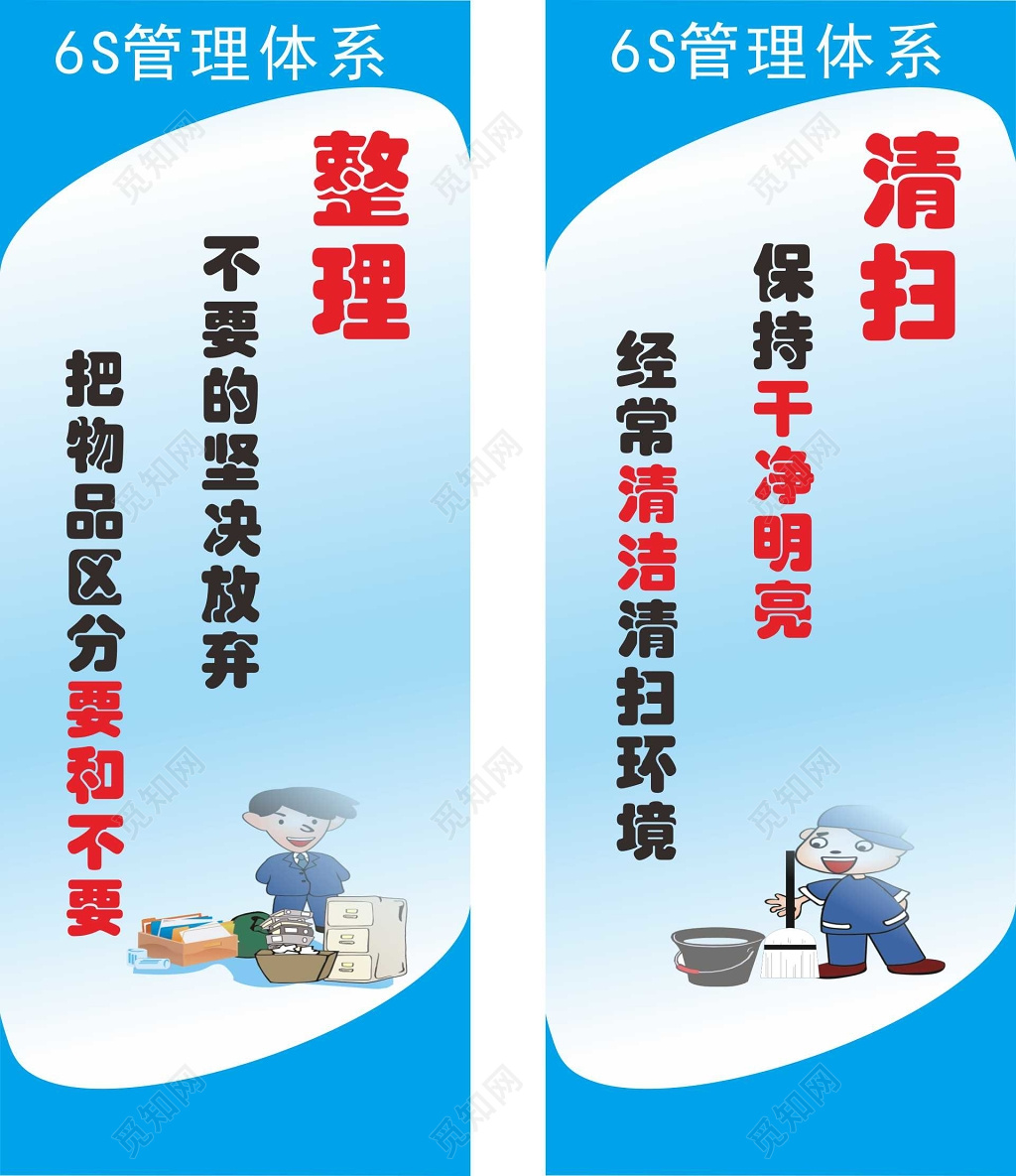 整理整顿6s管理制度宣传标语