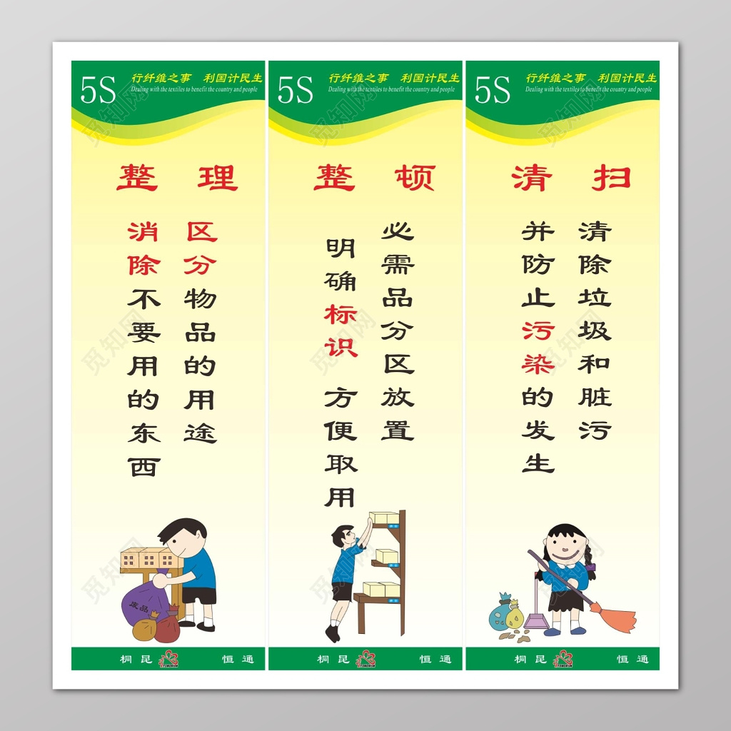 整理整顿清扫6s管理制度宣传标语