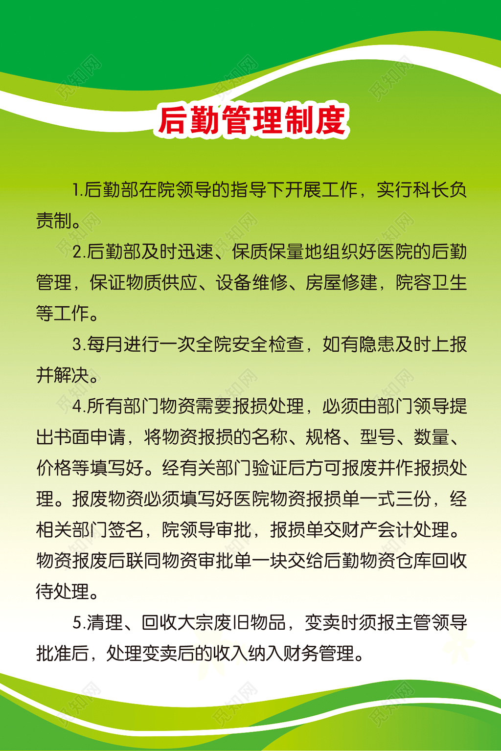 公司后勤部管理岗位职责及时迅速保质保量制度牌