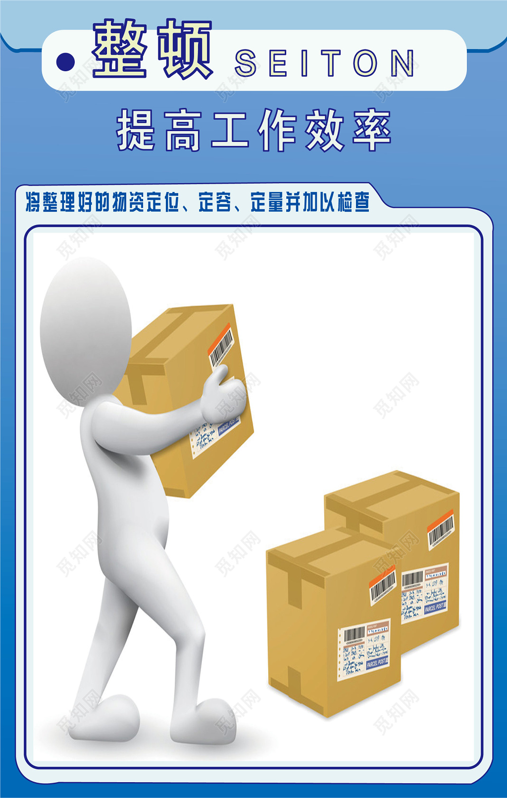 工厂简约6s管理制度海报模板