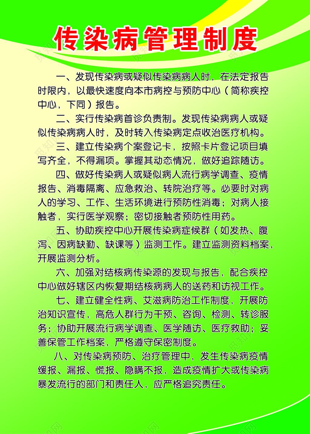 医疗门诊管理制度制度牌