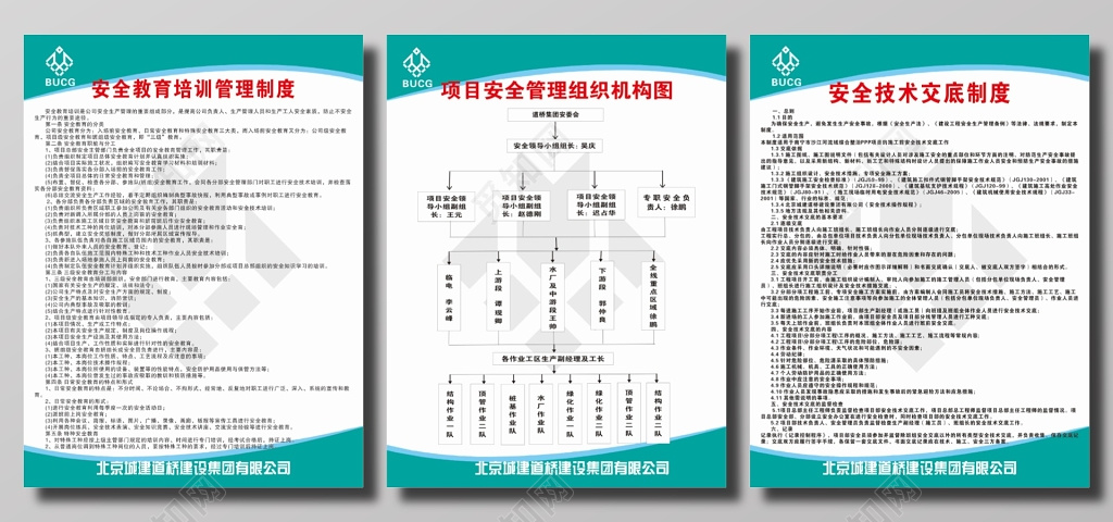 公司安全管理制度牌