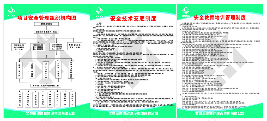 项目安全管理制度牌