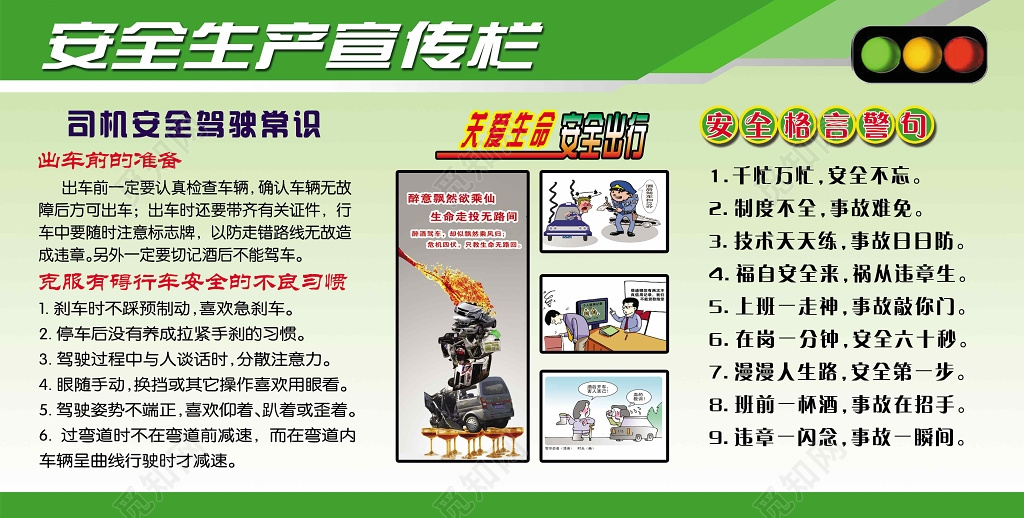 安全生产宣传栏宣传牌