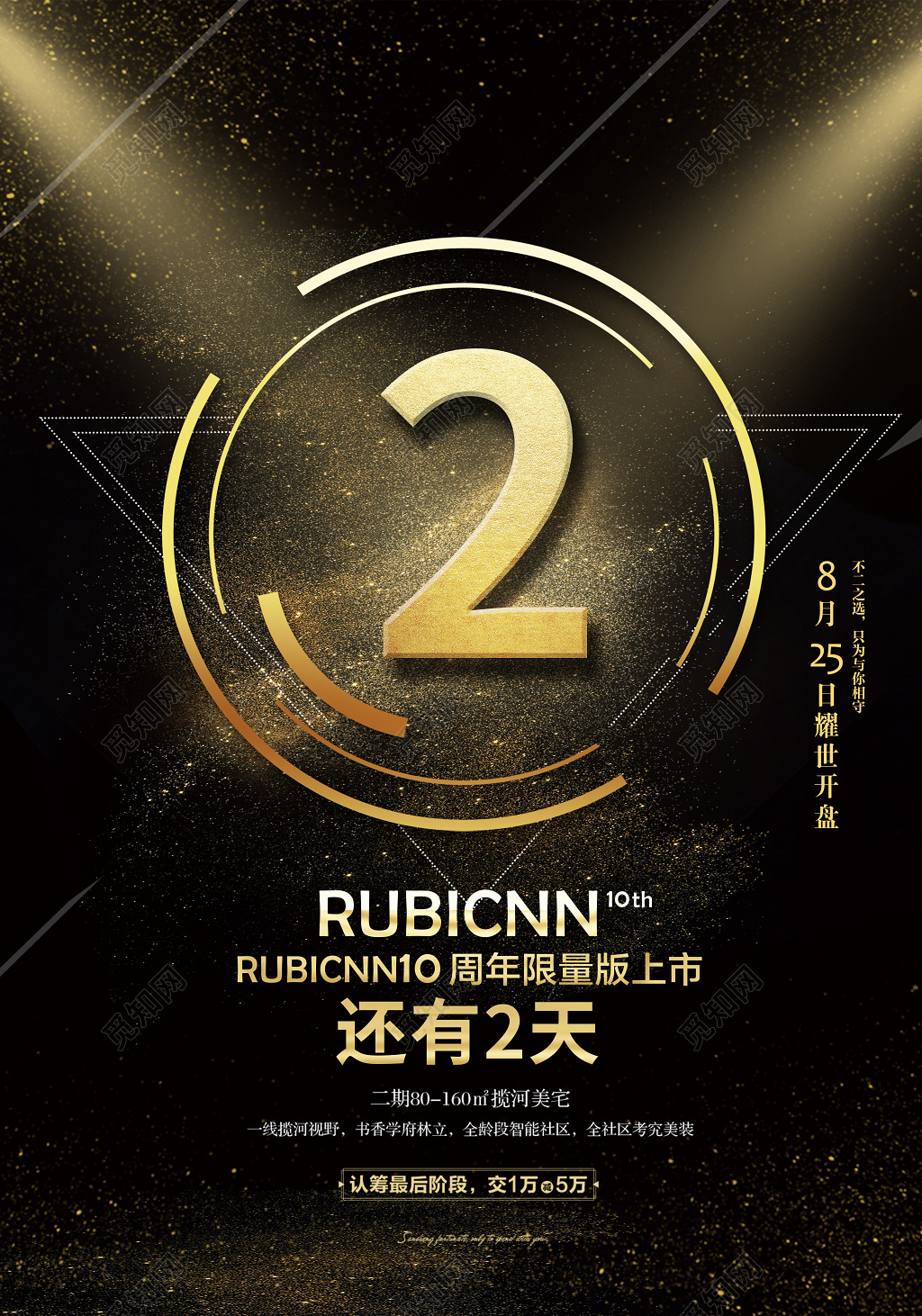 房地产倒计时周年限量版上市还有2天海报