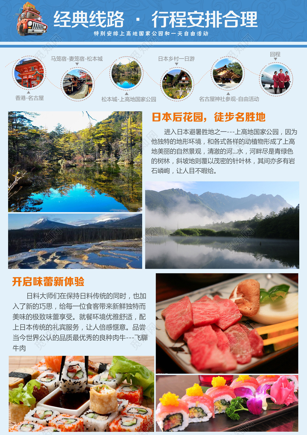 经典线路东京旅游安排海报