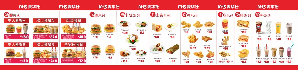 汉堡小吃饮料炸鸡西式快餐炸鸡海报