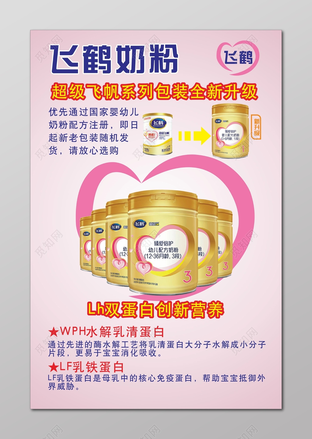 奶粉海报飞鹤奶粉海报