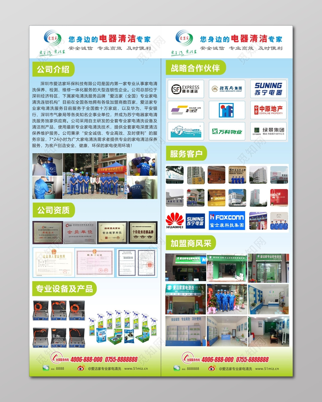 公司介绍海报公司资质