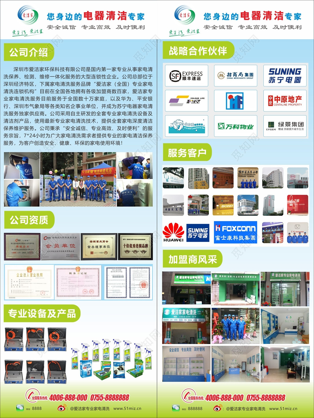 公司介绍海报公司资质